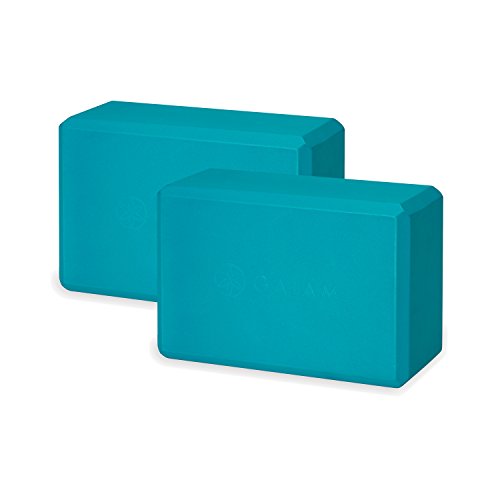 Block Set Non-Slip Surface for Yoga, Pilates, Meditation, Vivid Blue