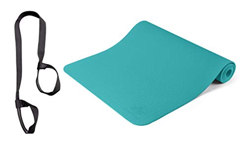 Yoga Mat with Sturdy Cotton Mat Strap Carrier