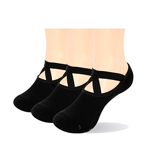YUEDGE Yoga Socks with Grips for Women