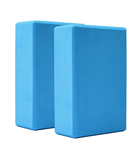 LDsports Yoga Block (Set of 2) 9"x6"x3" High Density EVA Foam Brick