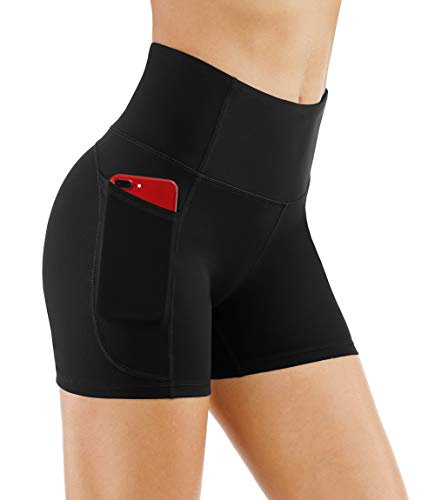 THE GYM PEOPLE High Waist Yoga Shorts for Women