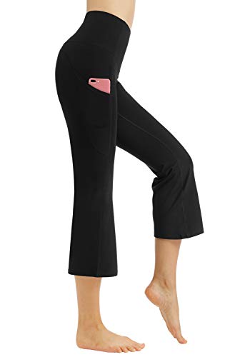 Dragon Fit Bootcut Yoga Pants with Side Pockets High Waist