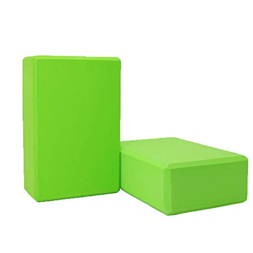 Sprifloral Yoga Blocks (Set of 2) 9" x 6" x 3"High Density