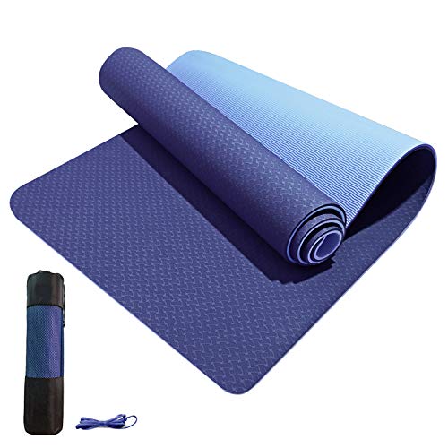 Non Slip TPE Yoga Mats Pilates and Floor Exercises