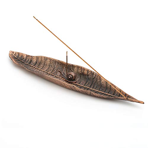 Incense Holder Leaf Boat, Vifoulal Incense Stick Holder