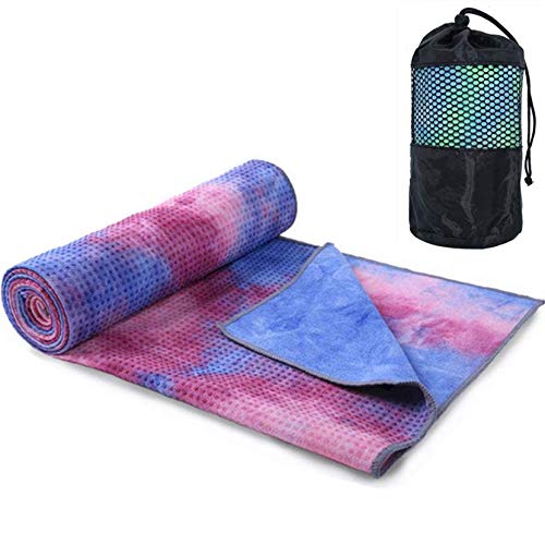 Yoga Mat Towel Non Slip Hot Yoga Towel, tie-Dyed
