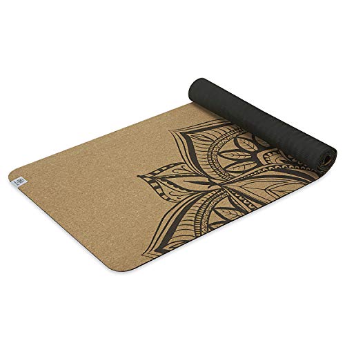Gaiam Cork Yoga Mat | Print Design Natural Sustainable