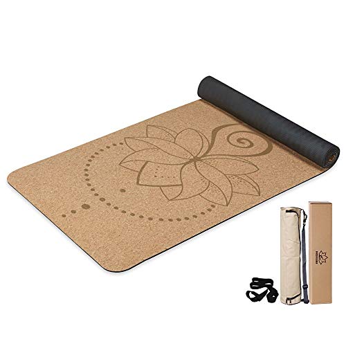 Yoga Mat with Travel Bag and Carry Strap Set
