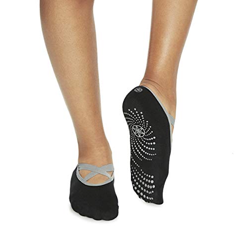 Gaiam Grippy Barre Socks for Extra Grip in Standard or Hot Yoga