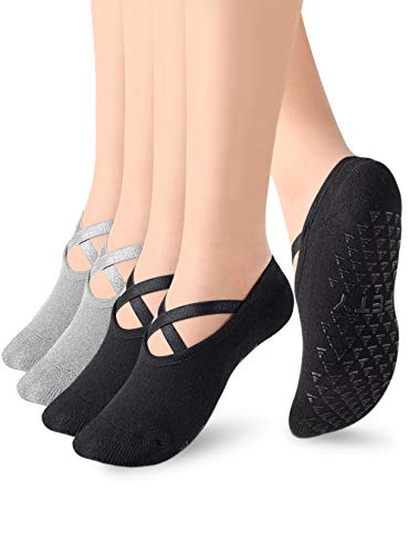 Women Yoga Socks with Grips Non Slip