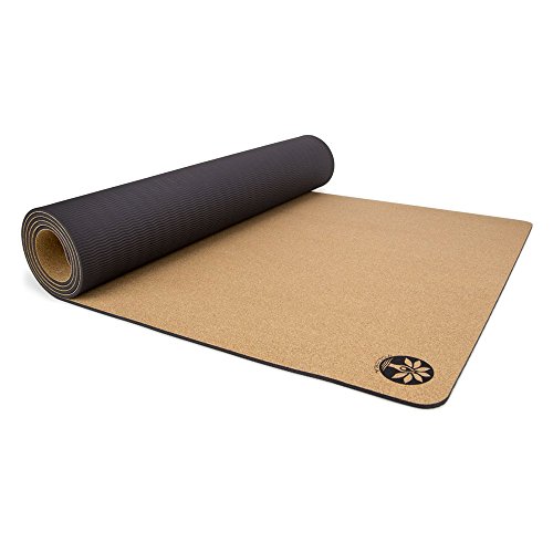 Yoloha Cork Aura Yoga Mat - 80”x26” - 6mm thick – Non Slip