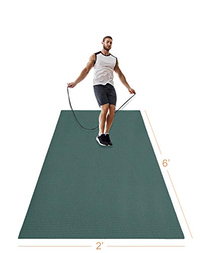 LERYG Yoga Mat Large Fitness Exercise Mat Durable