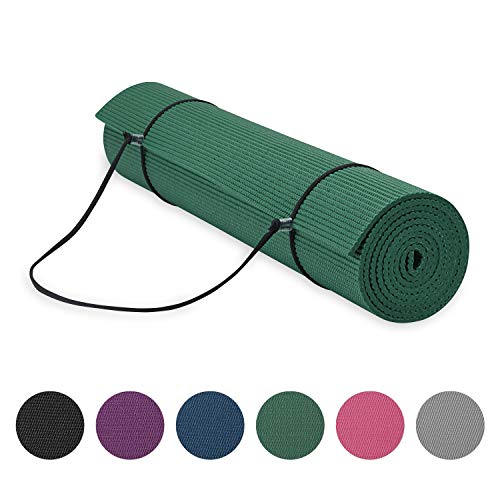 Gaiam Essentials Premium Yoga Mat With Yoga Mat Carrier Sling