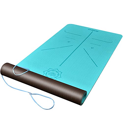 DAWAY Eco Friendly TPE Yoga Mat - Y8 Wide Thick