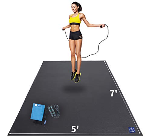 Large Exercise Mat for Home Gym Flooring