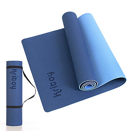 KRITOY Yoga Mats for Women, Fitness Exercise Mats for Home