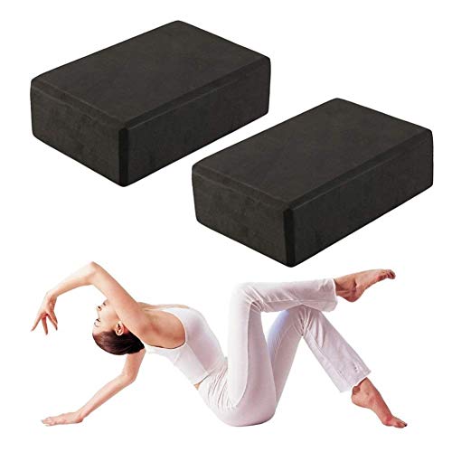 Yoga Block Yoga Foam Exercise Blocks, Posture Corrector (2 Pack)
