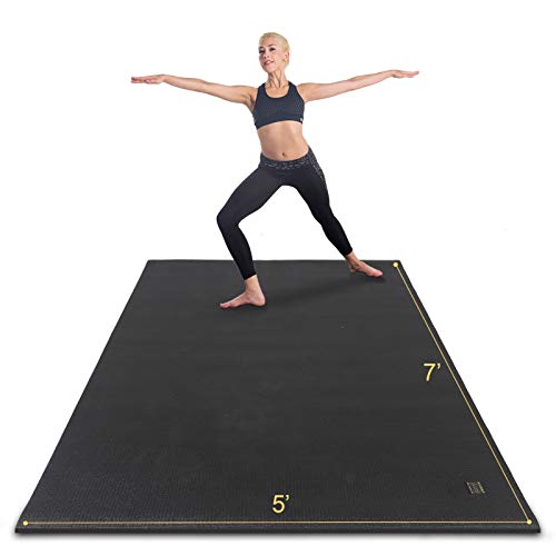 Gxmmat Large Yoga Mat Non-Slip 7’x5’x9mm