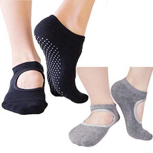 2 Pairs Non Slip/Skid Yoga Socks For Women
