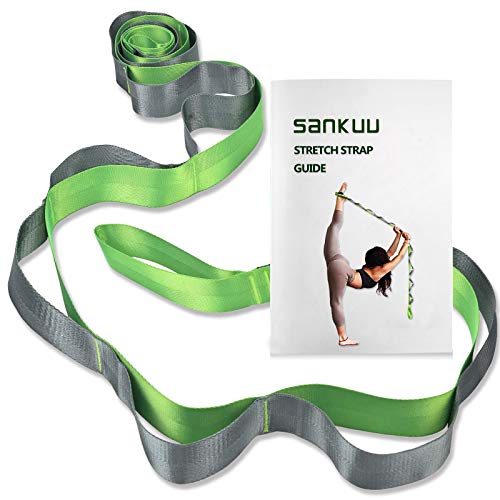 SANKUU Yoga Strap, Multi-Loop Strap, 12 Loops