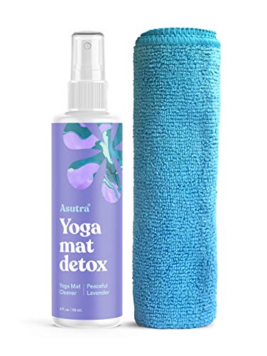 Organic Yoga Mat Cleaner with Peaceful Lavender Aroma