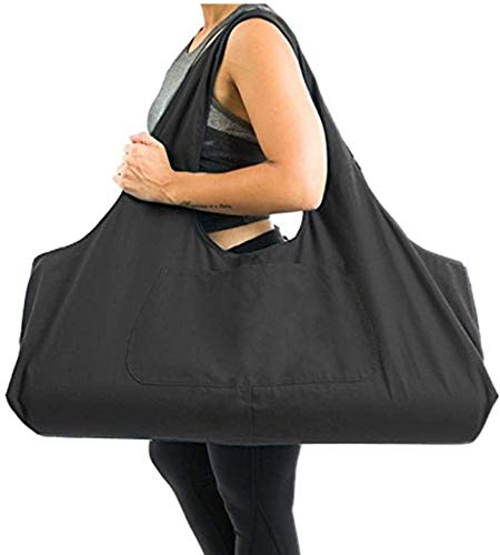 OliviaLiving Zip Yoga Mat Bag Large, Cotton Canvas