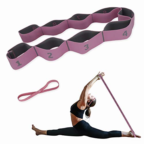 Stretch Band Strap for Yoga Physical Therapy Dance Workout