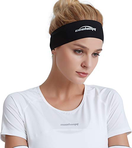 Yoga Solid Moisture Wicking Stretchy Seamless Headband for Sports