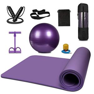 KEAFOLS Yoga Mat Non-Slip Extral Thick Exercise Ball