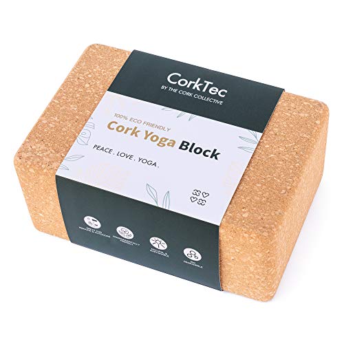 CorkTec Eco-Friendly Natural Cork Yoga Block