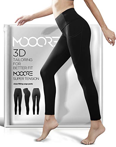 MOOORE Yoga Pants for Women | High Waisted Compression
