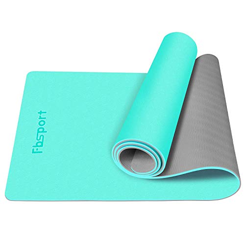 FBSPORT Yoga Mat- Eco Friendly Non Slip 1/4 inch