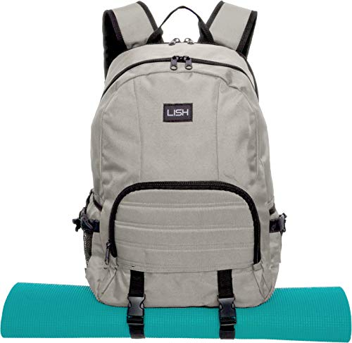 LISH Vinyasa Yoga Mat Backpack - Multipurpose Lightweight Gym