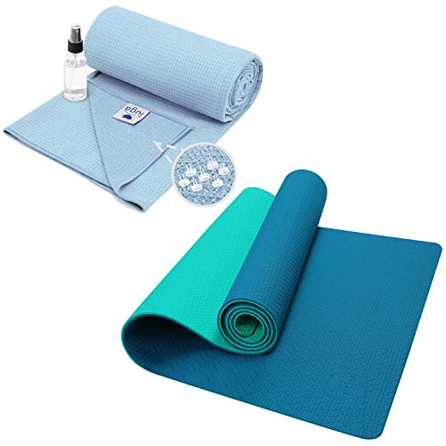 IUGA Yoga Set - Yoga Mat and Yoga Towel Included