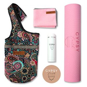 Gypsy Earth Yoga Carry Bag with Yoga mat (Pink)
