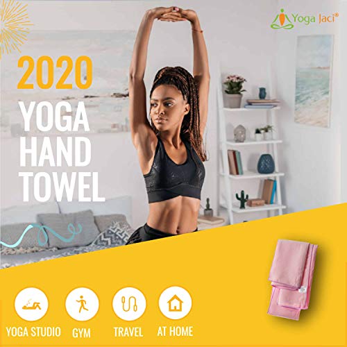 Premium Microfiber and Eco-Friendly Materials Edge Stitching Gray, 1 Hand Towel 24x15 Yoga Hand Towel Durable and Long Lasting 