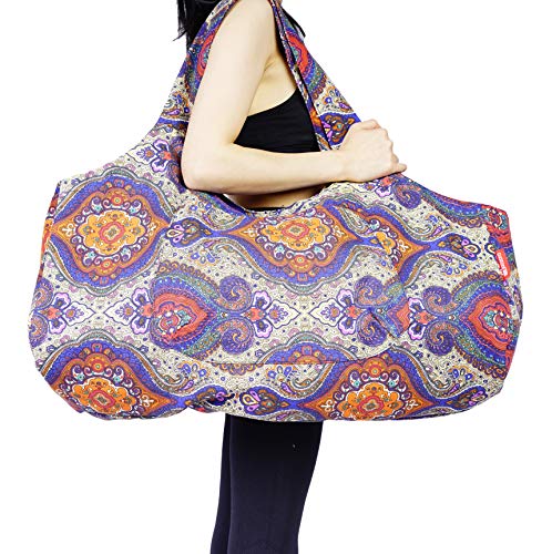 Aozora Yoga Mat Bag Large Yoga Mat Tote Sling Carrier