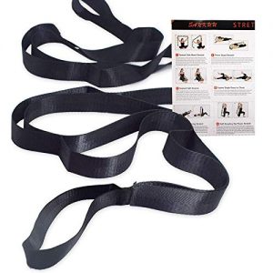 SANKUU 12 Loops Yoga Stretch Strap for Physical Therapy