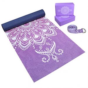 Yoga Set Kit 4 Piece Mandala Print