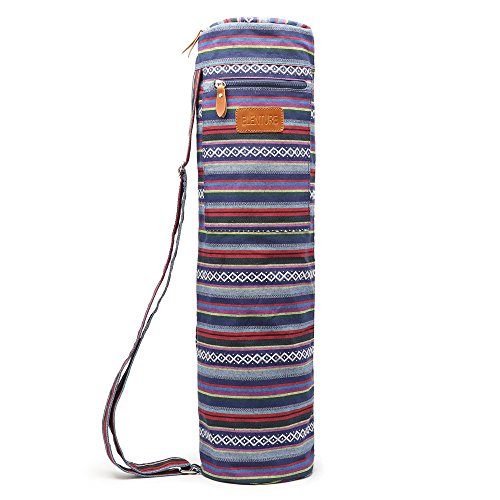 ELENTURE Yoga Mat Bag, Yoga Mat Carrier Full-Zip Exercise