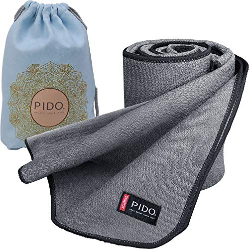 wwww Pido Yoga Mat Towel Non Slip Sweat Absorbent