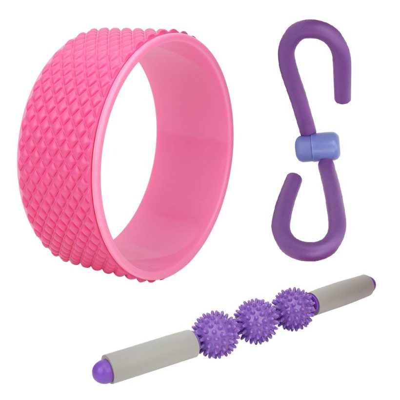 Lightweight Portable Yoga Wheel and Accessories - Enhance Your Yoga Practice