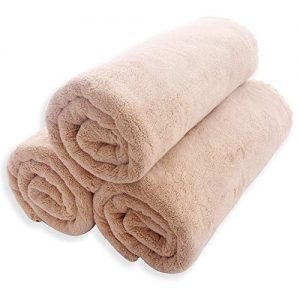3 Pack Premium Bath Towel Set - Quick Drying