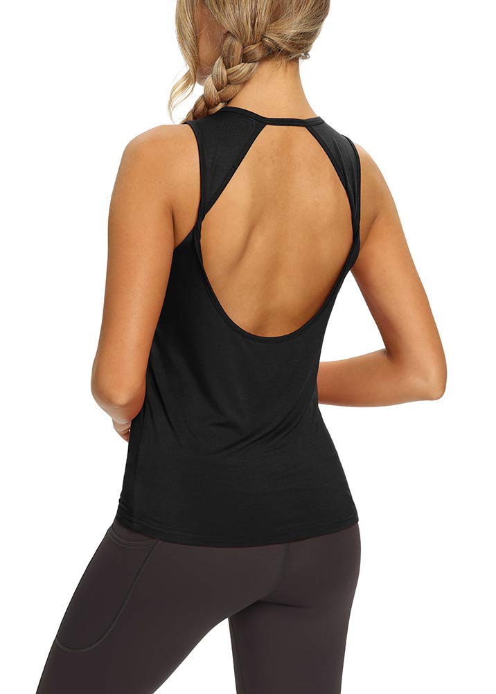 Mippo Womens Workout Tops Yoga Fit Athletic Tennis Shirts