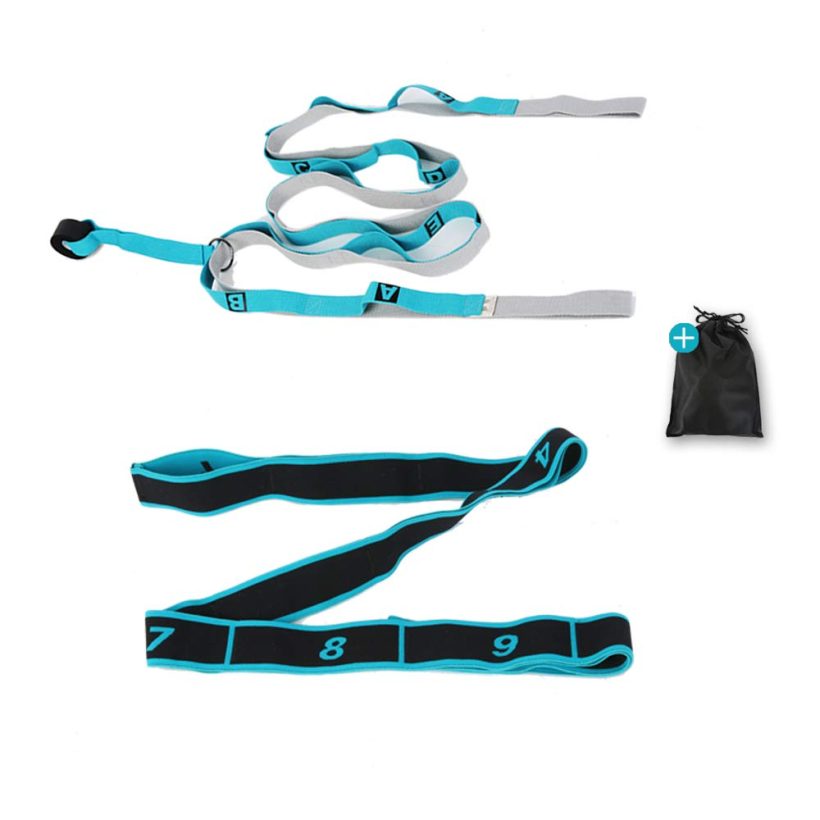 RHome Yoga Stretch Strap, Multi-Loop, for Physical Therapy