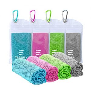 [4 Pack] Cooling Towel (40"x12"),Ice Towel,Soft Breathable Chilly Towel