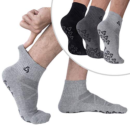 Anti-Skid Socks With Grips Non Slip Socks Ideal For Pilates