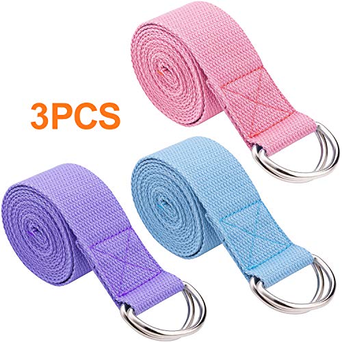 Yoga Strap Exercise Adjustable Straps for Stretching, General Fitness