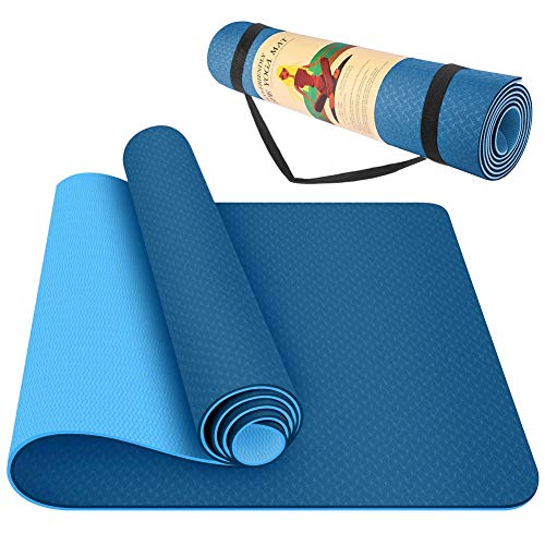 Yoga Mat Non Slip Fitness Exercise Mat High Density Padding