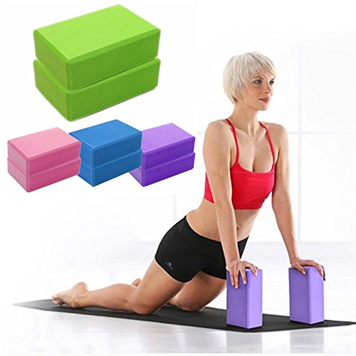 Yoga Block (Set of 2) - EVA Foam Block Soft Pillow